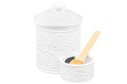Банка д/соли 500 мл 15,5*10*14,5 см Тропики с крышкой, деревянной ложкой - Elan gallery фото 15