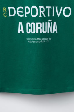 CAMISETA ESTAMPADO RC DEPORTIVO DE A CORU?A / Verde