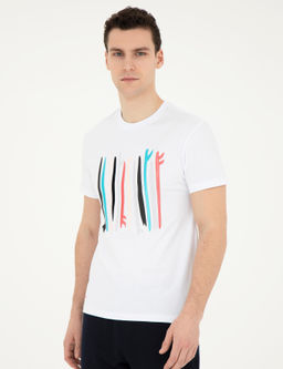 Beyaz Slim Fit Ti__rt