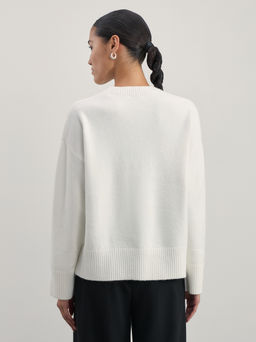 Базовый джемпер с добавлением шерсти / Zarina  фото 5