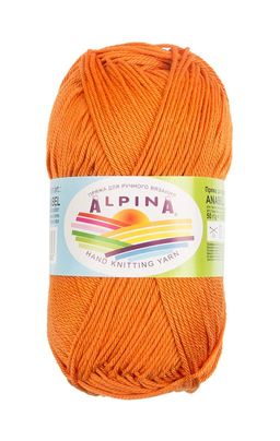 Пряжа ALPINA ANABEL 100% мерсеризованный хлопок 10 шт. х 50 г 120 м  6 м