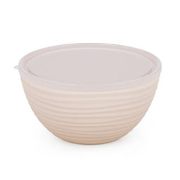 Миска с крышкой "Оазис" п/эт. 4л (бежевый)