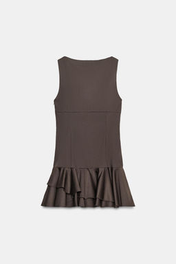 SHORT DRESS WITH RUFFLES - Zara фото 8