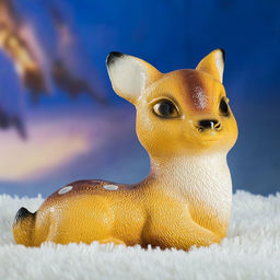 Копилка для денег Оленёнок, гипс, 16?11?17 см