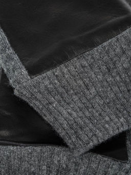 Перчатки мужские ш+каш. TOUCH IS01551 black/grey
