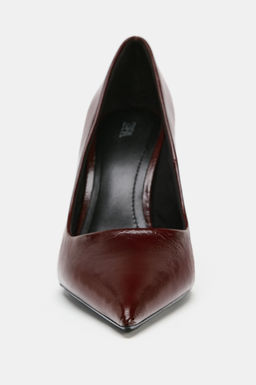 LEATHER HIGH-HEEL SHOES - Zara фото 10