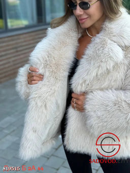 Шуба женская из искусственного меха - Bruno фото 3