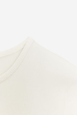 RIBBED T-SHIRT - Zara фото 7