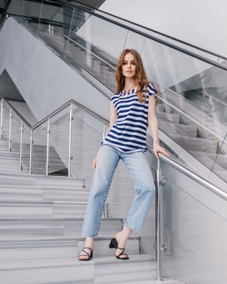 Футболка с вырезом Лодочка 36.1 - Elena sorti фото 4