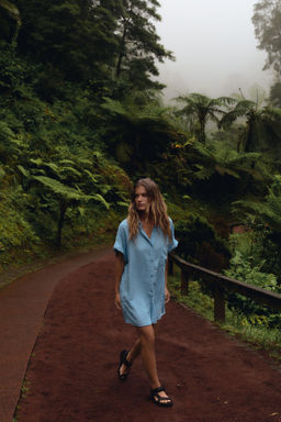 FLOWING JUMPSUIT WITH POCKETS - Zara фото 7