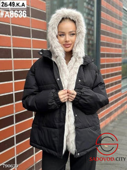 Женская повседневная зимняя куртка