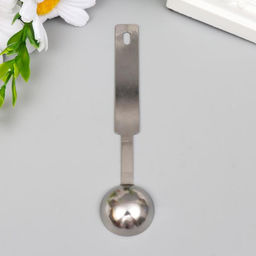 Цена за 5 шт. Ложка для плавления сургуча и воска, металл, 11 г, 11.5×2.6 см