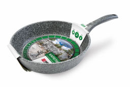 Сковорода Карелия Природные минералы несъемная ручка, 28 см - Нева металл посуда фото 3