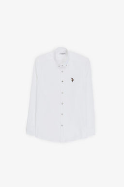 Erkek Beyaz Uzun Kollu Basic G_mlek - U.s. polo assn фото 6