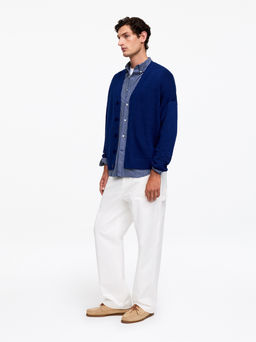 Camisa relajada de tejido microtexturizado - H&m фото 6