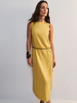 Льняное платье макси ZR2605012902-9 / Zarina