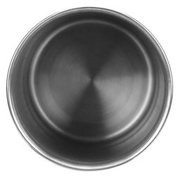 Банка для сыпучих продуктов из нержавеющей стали 0,85л, д10см, h12см, крышка пластмассовая с пароотводом, цветной корпус, фиолетовый, в коробке (Китай) - Домашняя мода фото 3