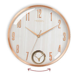 Настенные часы Mirron круглые с маятником P3268BZB