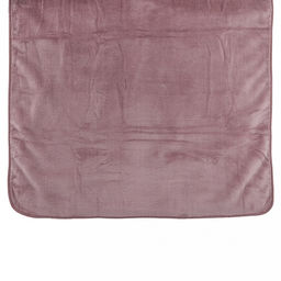 Полотенце из микрофибры "Счастливчик" 70х140см, полиэстер 100%, с вышивкой "Be happy", сиреневый (Китай)