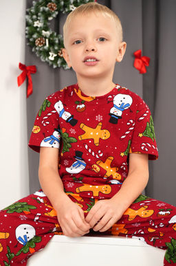 Детская новогодняя пижама Happyfox