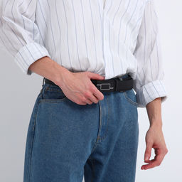 Ремень мужской Великан, ширина 3,5 см, автомат, цвет чёрный - Simaland фото 4