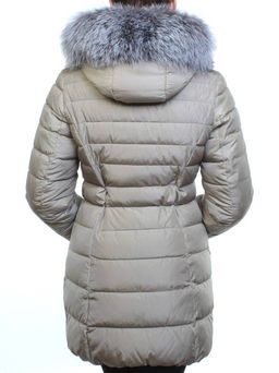 8158 Пальто зимнее женское (холлофайбер, натуральный мех чернобурки) - Fashion фото 10
