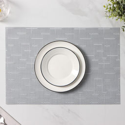 Набор салфеток сервировочных Доляна Шер, 4 шт, 3045 см, цвет серый  фото 6