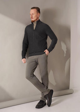 CLE Жакет муж. 654399хпэ мулине т.серый - Clever wear фото 18