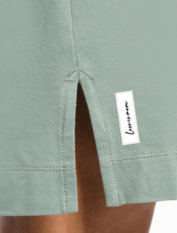 VILATTE / Платье-футболка из эластичного хлопка  фото 2