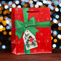 Цена за 2 шт. Пакет подарочный Бант, 18 х 22,3 х 10 см - Simaland фото 5