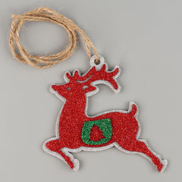Новогоднее украшение «Олень», на клеевой основе