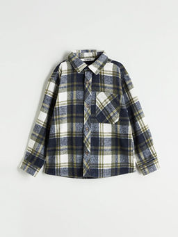 Ekose Uzun Kollu Erkek ?ocuk G?mlek