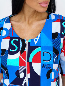 Халат женский, цвет синий