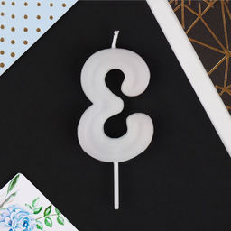 Свеча в торт цифра 3, разноцветная - Страна карнавалия фото 4