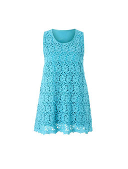 Топ, бирюзовый - Linea tesini фото 2