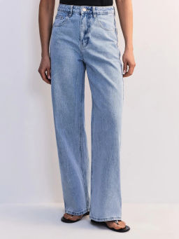 Широкие джинсы с высокой посадкой ZR2605092309-101 / Zarina