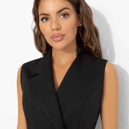 Жилет приталенный, Заслужить премию (черный) - Charutti фото 3