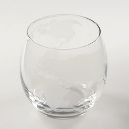 Мини-Бар «Карта мира», на подносе, на 4 персоны, штоф 930 мл, стаканы 300 мл, 19×34×23 см, стекло, дерево