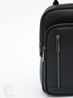 Рюкзак мужской кожаный 1101H black Heanbag - S-style фото 5