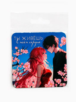 Цена за 5 шт. Магнит полимерный В моём сердце, 7?7 см - Сима-ленд фото 5