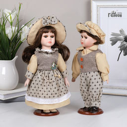 Сувенир коллекционный Мальчик и Девочка 2 штуки набор 31 см / 1213 /уп 24/ - Галеонтрейд фото 13