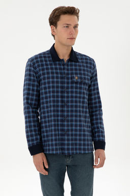 Erkek _ndigo Uzun Kollu G_mlek