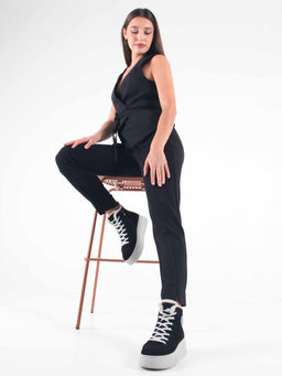 Ботинки 217.ALTAgr. черный замша/Шерсть