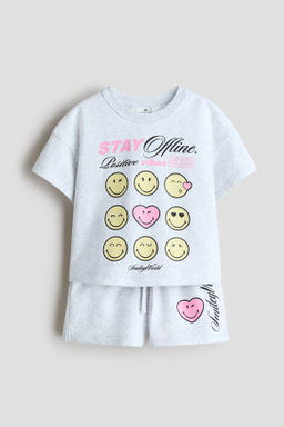 Conjunto estampado de 2 piezas