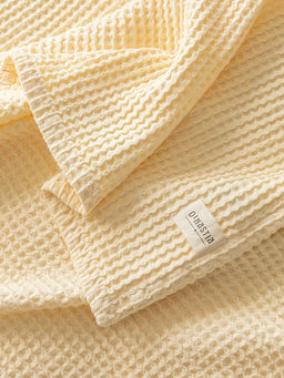 Покрывало вафельное 200x220 молочный 100% Хлопок - Denastia фото 5