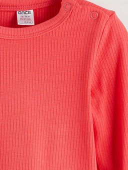 Bisiklet Yaka Basic K?z Bebek ??t??tl? Body