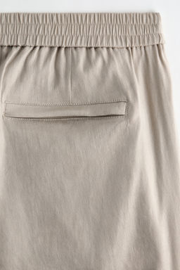 Shorts en mezcla de lino Easy Care Relaxed Fit - H&m фото 10