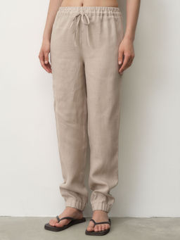 Брюки женские КЛ-7745-ИЛ23 бежевые