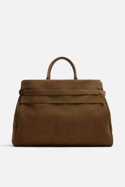 LEATHER HANDBAG - Zara фото 3