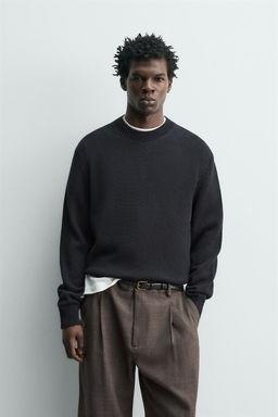 REGULAR FIT COTTON JUMPER - Zara фото 10